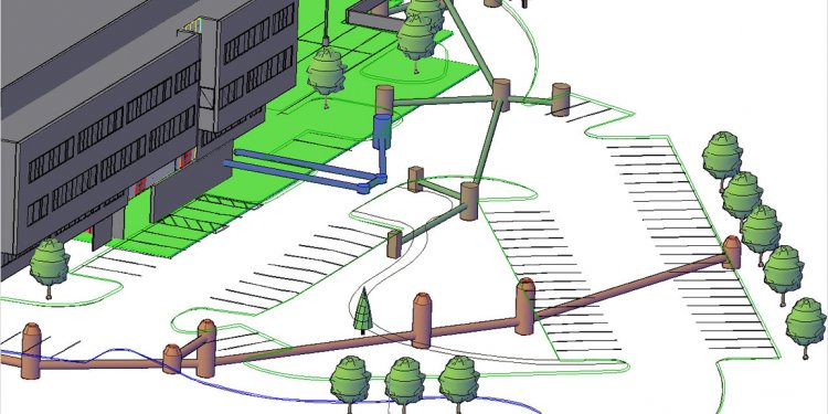 Gravity pipe networks