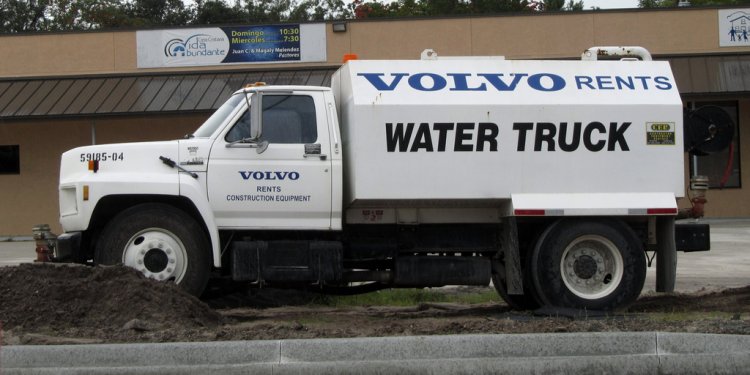 Volvo Rents Water Truck - Yep