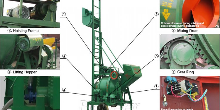 JZD300T Concrete Mixer Machine