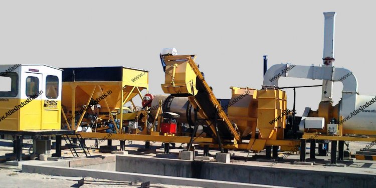 20-30 tph mobile asphalt plant