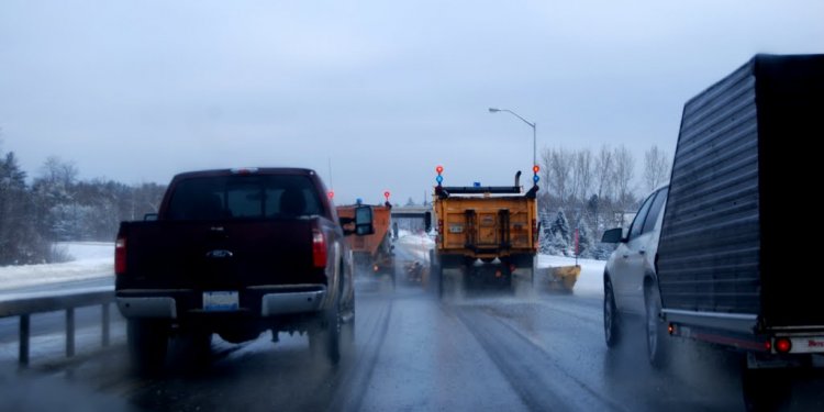 Snow Plowing Machine