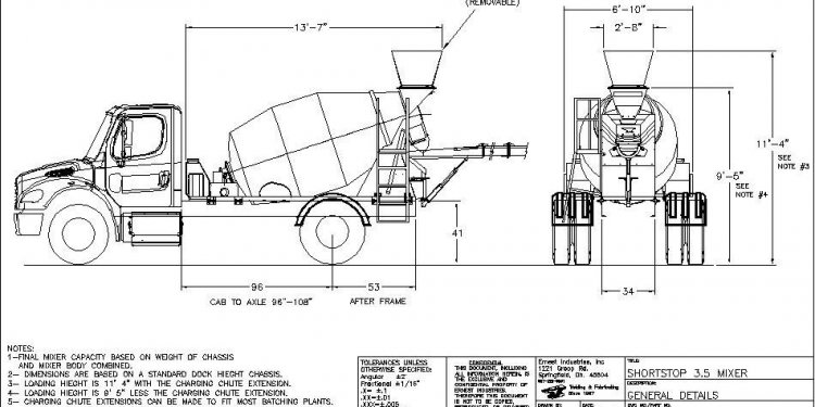 Shortstop 3.5 Concrete Mixer