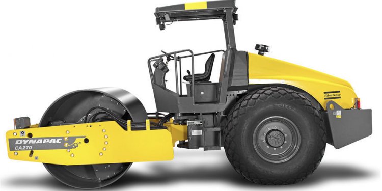 Single-cylinder road roller