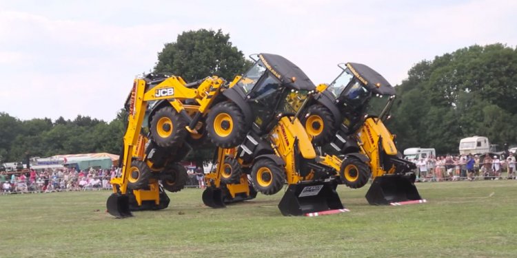 Synchronized Tractor Dancing