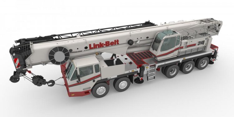Link-belt truck crane