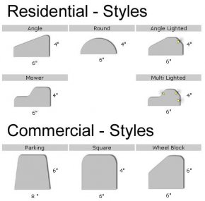 Albany Concrete Border Shapes