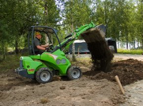 Avant loaders have over 100 different attachments