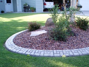 Brick, Barrier, Curbing Landscape Borders Big Sky Concrete Design Lewistown, MT