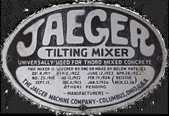 Cement Mixer Tag