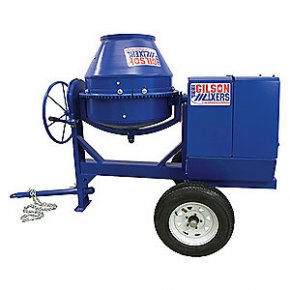 Concrete Mixer, 6 Cu. Ft., Electric, 1.5 HP