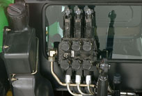 Electrohydraulic spool-type selective control valve