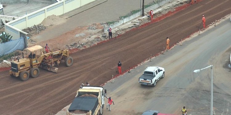 Road construction Works