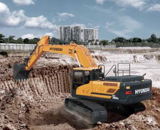 Hyundai's HX300L excavator