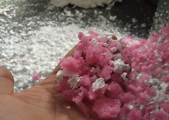 plastic foam crush