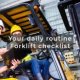 Forklift Truck Checklist