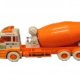 Orange Cement Mixer