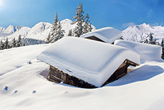 Snowy Cabin