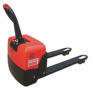 Standard Electric Pallet Jack, 3300 lb. Load Capacity, Fork Size: 6-5/16