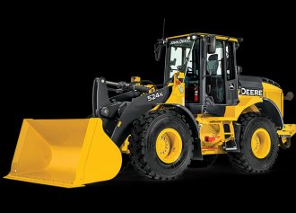 Studio view of a 524K Wheel Loader Studio view of a 524K Wheel Loader