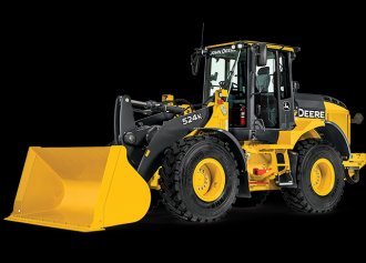 Studio view of a 524K Wheel Loader