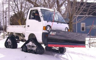 Suzuki Carry with Snow Plow