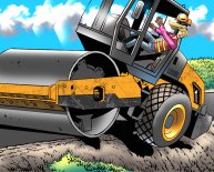 Pull behind Roller Compactors