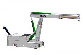 Walkie Crane Truck - Electric Mobile Walk Behind Jib Truck | Sroka